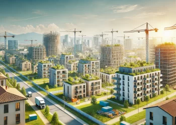 Sviluppo Urbano in Italia: Edifici Residenziali e Commerciali in Costruzione